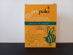 Propolia Eucalyptus en Propolis keelpastilles, Honing-en-zo.com.jpg