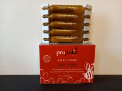 Propolis ampullen met Propolis, Stuifmeel, honing en Ginseng, Honing-en-zo.com.jpg