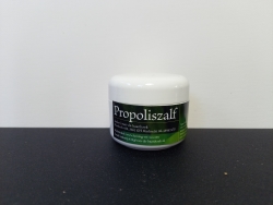 Propolis zalf met verschillende etherische oliën 50 gram, Honing-en-zo.com.jpg